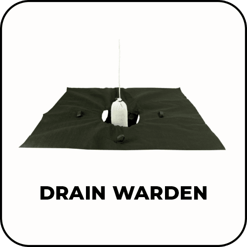 Drain Warden is a stormwater filter for removing hydrocarbons, silt, and debris.