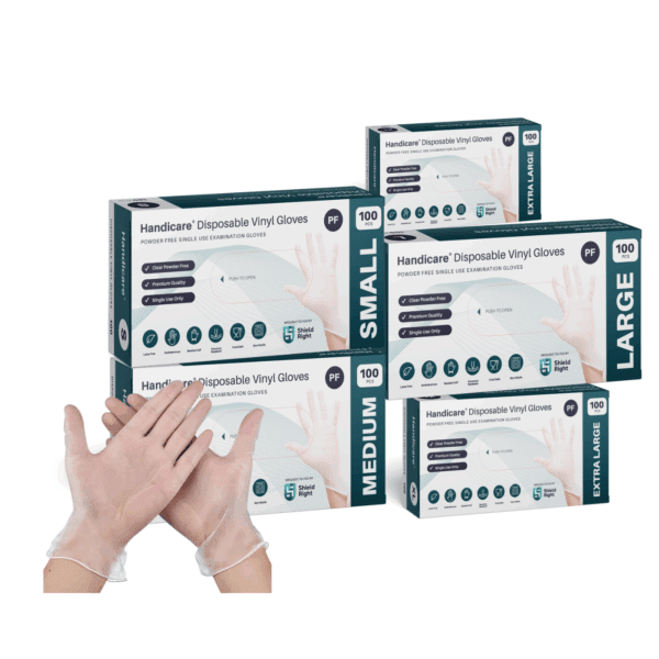 Vinyl Powder Free Gloves for food and cleaning