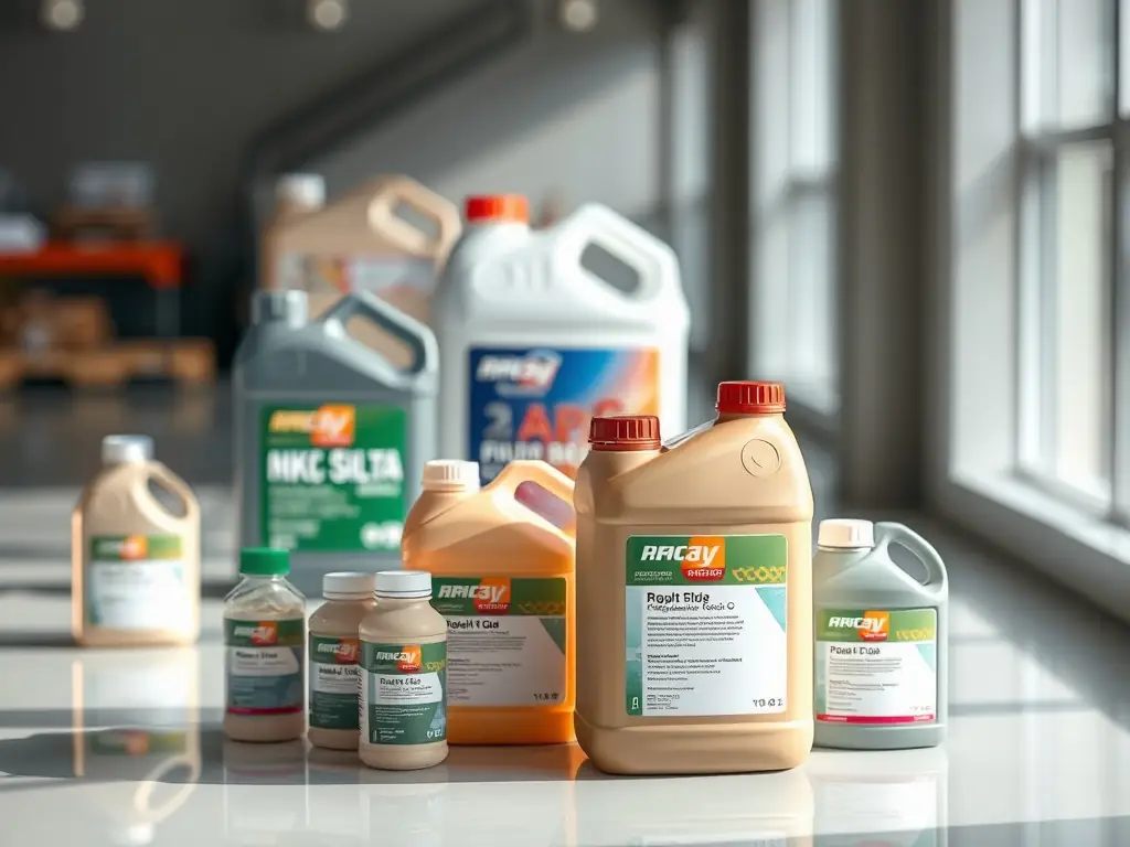 A close-up shot of various spill containment products with compliance labels and certifications, emphasizing Spillkits.com.au's commitment to providing compliant solutions.