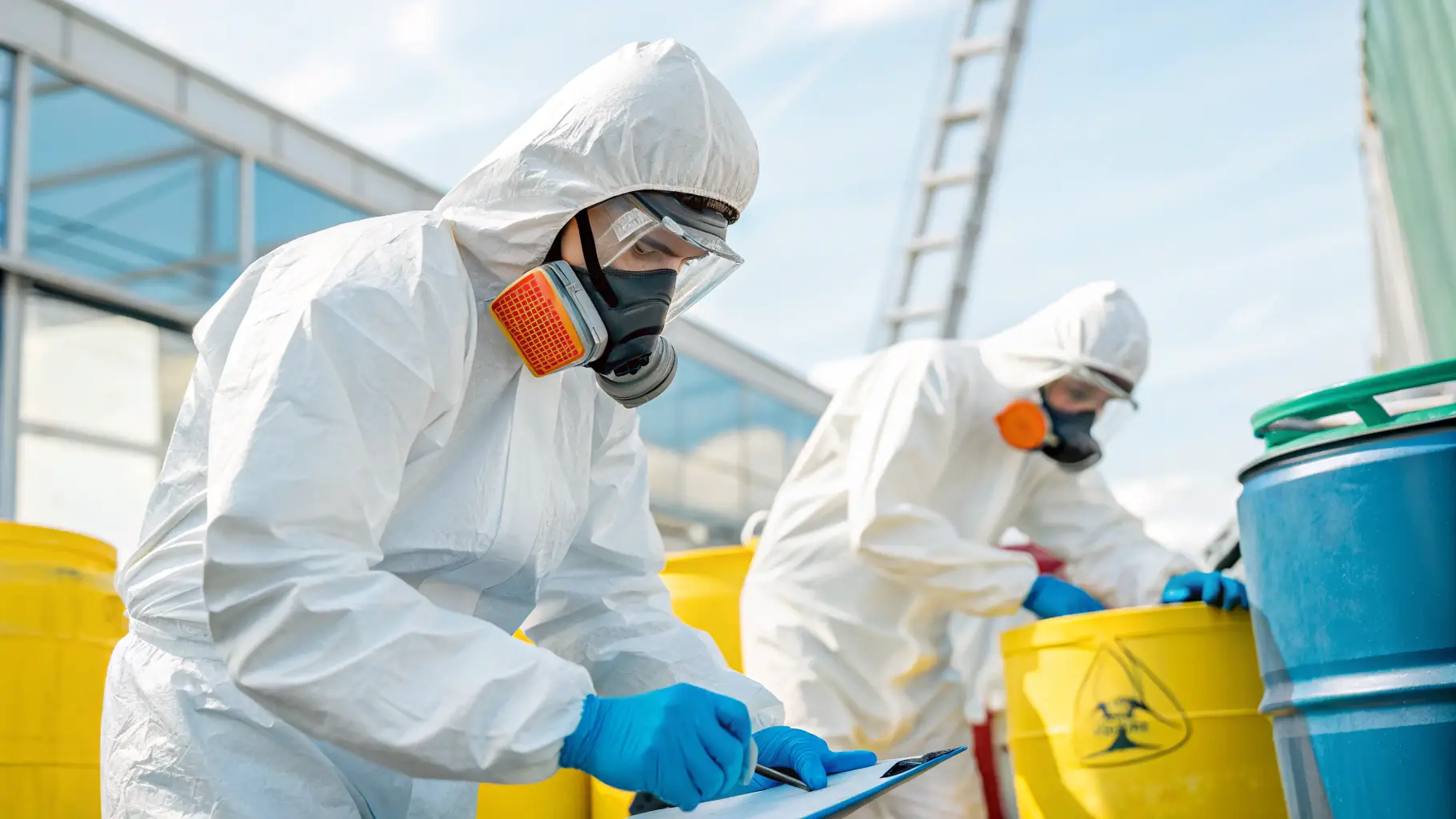 Hazardous material inspection in controlled industrial setting Spill Kits  Safety Gear Australia