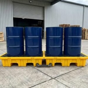 4 Drum Inline Spill Pallet Bund