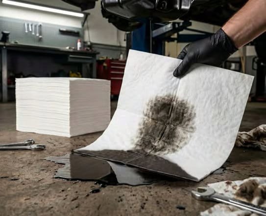 Heavy Duty Oil & Fuel Absorbent Pads - Image 2