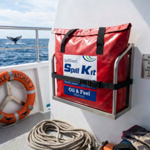 Alternative view of 50L Marine Oil & Fuel Spill Kit – Red PVC Carry Bag