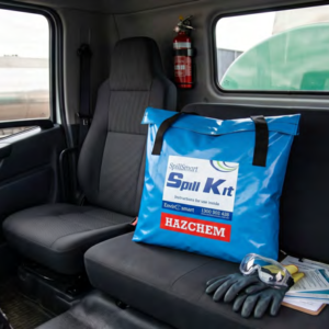 Alternative view of 30L Chemical Spill Kit (Hazchem Rated) – Blue PVC Carry Bag
