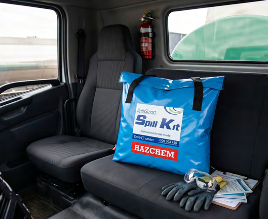 30L Chemical Spill Kit (Hazchem Rated) – Blue PVC Carry Bag - Image 2