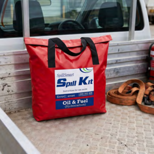 Alternative view of 50L Oil and Fuel Spill Kit – Red PVC Carry Bag