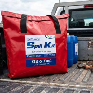Alternative view of 80L Oil and Fuel Spill Kit – Red PVC Carry Bag