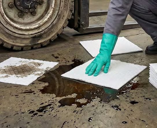 Heavy Duty Oil & Fuel Absorbent Pads - Image 4