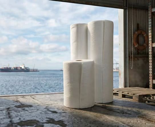 Lightweight Oil and Fuel Absorbent Roll