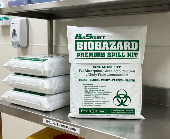 Premium BioHazard & Body Fluid Spill Kit – Reusable PVC Satchel