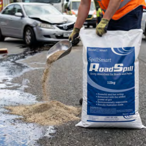 Alternative view of RoadSpill Heavy-Duty Granular Absorbent