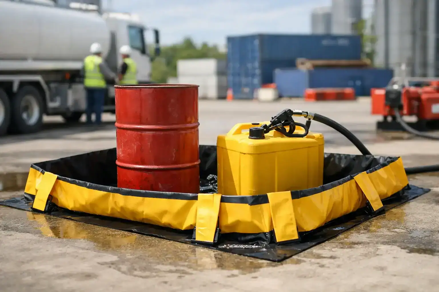 collapsible-spill-bunds-fast-site-containment.webp - Spill Kits Australia Spill Kits Australia