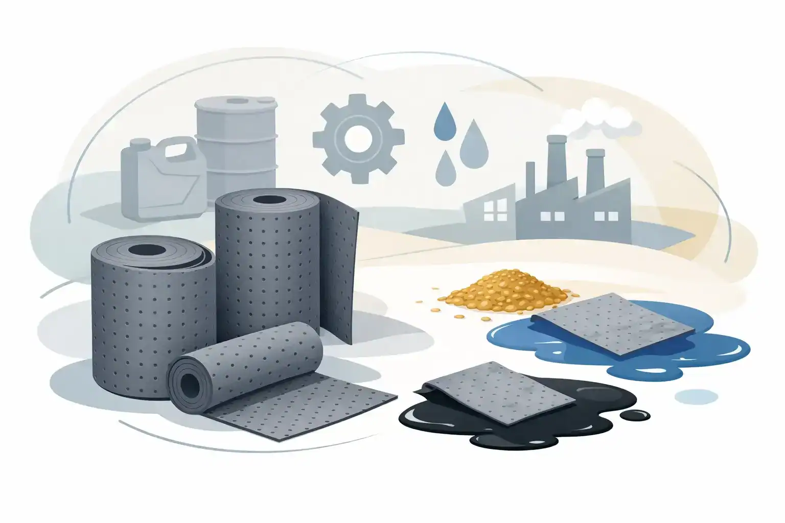 General Purpose Perforated Absorbent Roll
