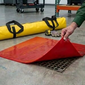 Polyurethane drain seal positioned over a stormwater drain